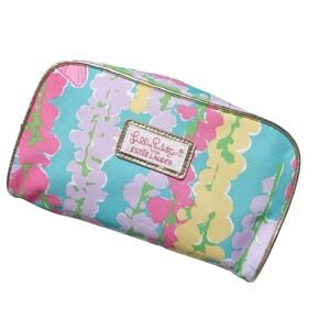 2 For 15$Lilly Pulitzer Estee Lauder Floral Preppy Cosmetic Bag New Without Tags